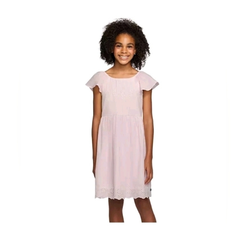 Gap Kids Girls Woven Dress PinkSize L 10-12